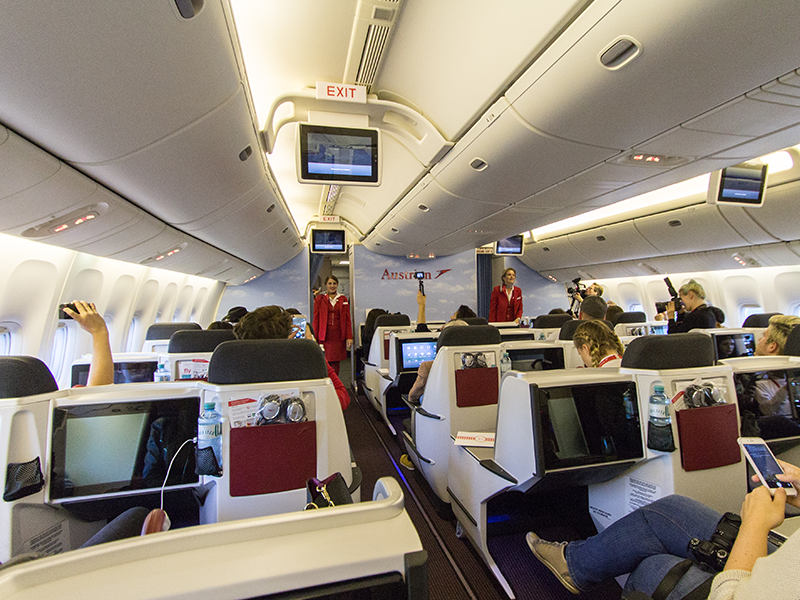 Die Business Class der Boeging 777