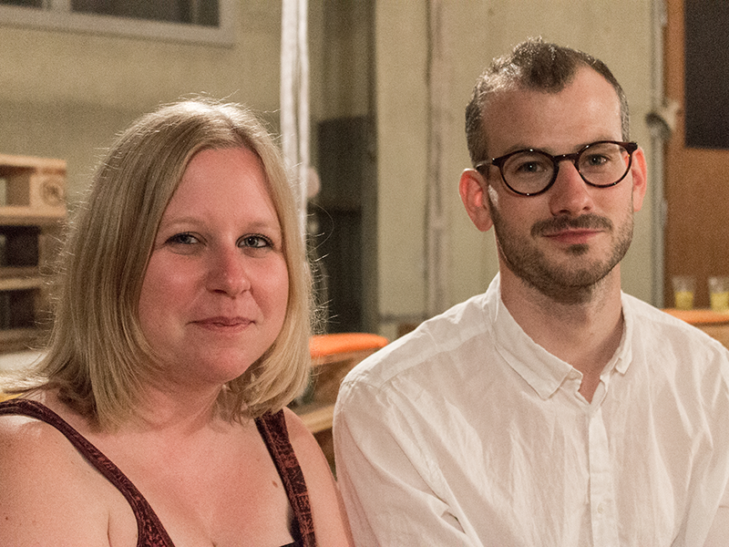 Melanie Wimmer mit Philipp Oberlohr